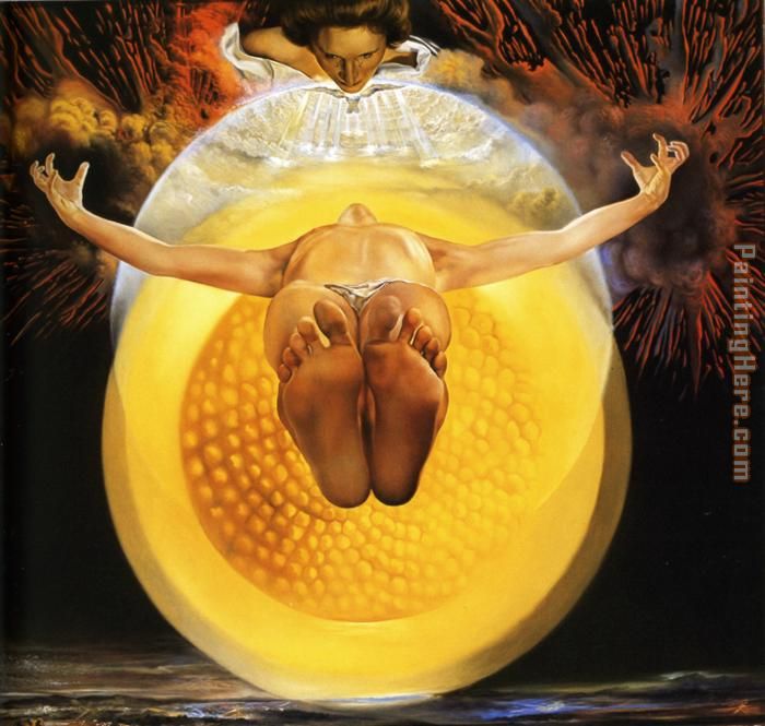 Ascension painting - Salvador Dali Ascension art painting